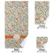 Swirls & Floral Bath Towel Sets - 3-piece - Approval