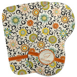 Swirls & Floral Burp Cloth (Personalized)