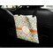 Swirls & Floral Car Bag - In Use