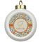 Swirls & Floral Ceramic Ball Ornaments Parent