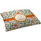 Swirls & Floral Dog Bed - Large