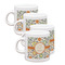 Swirls & Floral Espresso Cup Group of Four Front