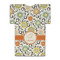 Swirls & Floral Jersey Bottle Cooler - BACK (flat)