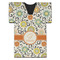 Swirls & Floral Jersey Bottle Cooler - FRONT (flat)