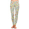 Swirls & Floral Ladies Leggings - Front