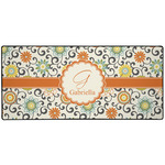 Swirls & Floral Gaming Mouse Pad (Personalized)