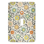 Swirls & Floral Light Switch Cover (Single Toggle)