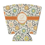 Swirls & Floral Party Cup Sleeve - with Bottom (Personalized)