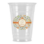 Swirls & Floral Party Cups - 16oz (Personalized)