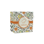 Swirls & Floral Party Favor Gift Bags - Matte (Personalized)