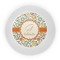 Swirls & Floral Melamine Bowl - Center