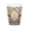 Swirls & Floral Shot Glass - White - FRONT