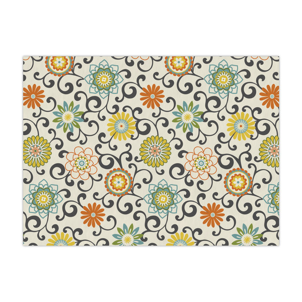 Custom Swirls & Floral Large Tissue Papers Sheets - Heavyweight