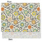 Swirls & Floral Tissue Paper - Heavyweight - Medium - Front & Back