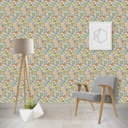 Swirls & Floral Wallpaper & Surface Covering (Peel & Stick - Repositionable)