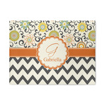 Swirls, Floral & Chevron Area Rug (Personalized)