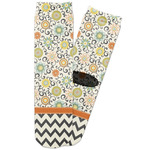 Swirls, Floral & Chevron Adult Crew Socks