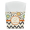 Swirls, Floral & Chevron French Fry Favor Box - Front View