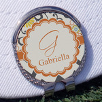 Swirls, Floral & Chevron Golf Ball Marker - Hat Clip