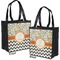 Swirls, Floral & Chevron Grocery Bag - Apvl