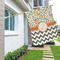 Swirls, Floral & Chevron House Flags - Single Sided - LIFESTYLE