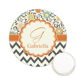 Swirls, Floral & Chevron Printed Cookie Topper - 2.15" (Personalized)