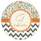 Swirls, Floral & Chevron Icing Circle - XSmall - Single