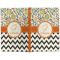 Swirls, Floral & Chevron Large Hard Cover Journal - Apvl