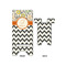 Swirls, Floral & Chevron Large Phone Stand - Front & Back