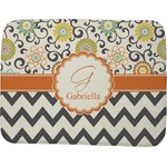 Swirls, Floral & Chevron Memory Foam Bath Mat - 48"x36" (Personalized)