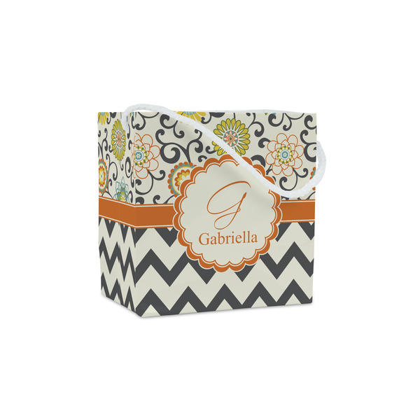 Custom Swirls, Floral & Chevron Party Favor Gift Bags - Matte (Personalized)