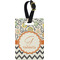 Swirls, Floral & Chevron Personalized Rectangular Luggage Tag