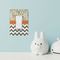 Swirls, Floral & Chevron Rocker Light Switch Covers - Single - IN CONTEXT