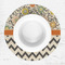 Swirls, Floral & Chevron Round Linen Placemats - LIFESTYLE (single)