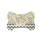 Swirls, Floral & Chevron Small Bone Shaped Mat - Flat