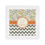 Swirls, Floral & Chevron Cocktail Napkins (Personalized)