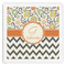 Swirls, Floral & Chevron Paper Dinner Napkins (Personalized)