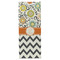 Swirls, Floral & Chevron Wine Gift Bag - Matte - Front