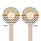 Swirls, Floral & Chevron Wooden 6" Stir Stick - Round - Double Sided - Front & Back