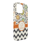 Swirls, Floral & Chevron iPhone Case - Plastic - iPhone 13 Pro Max (Personalized)