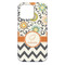 Swirls, Floral & Chevron iPhone 13 Pro Max Case - Back