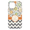 Swirls, Floral & Chevron iPhone 13 Pro Max Tough Case - Back