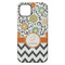 Swirls, Floral & Chevron iPhone 14 Pro Max Tough Case - Back