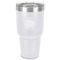 Mums Flower 30 oz Stainless Steel Ringneck Tumbler - White - Front