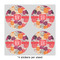 Mums Flower 4" Multipurpose Round Labels - Sheet