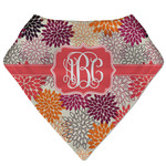 Mums Flower Bandana Bib (Personalized)