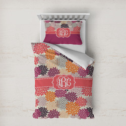 Mums Flower Duvet Cover Set - Twin XL (Personalized)