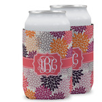 Mums Flower Can Cooler (12 oz) w/ Monogram