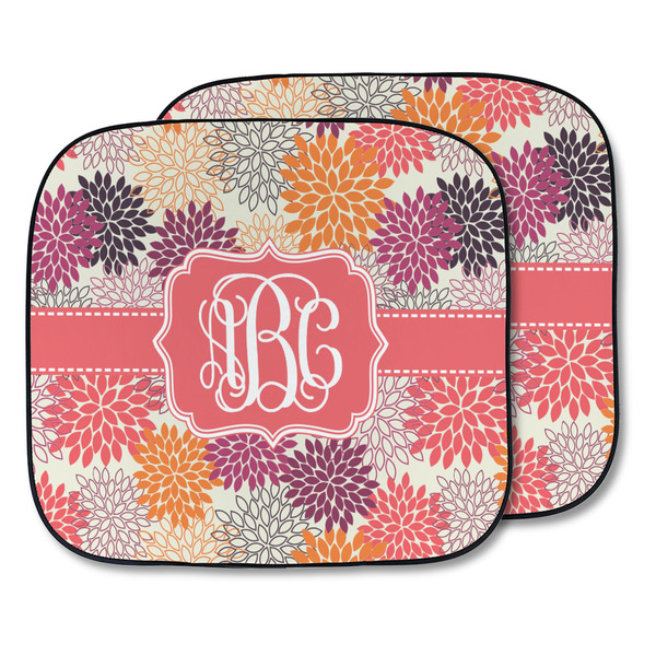 Custom Mums Flower Car Sun Shade - Two Piece (Personalized)