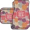 Mums Flower Custom Car Floor Mats (Back Seat)